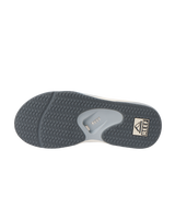 The Reef Mens Fanning Flip Flops in Light Grey, Grey & Blue