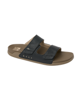 The Reef Mens Phantom Tradewind Sandals in Fossil & Black