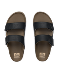 The Reef Mens Phantom Tradewind Sandals in Fossil & Black