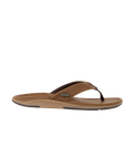 The Reef Mens Leather Offshore Flip Flops in Bronze & Brown