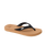 The Reef Womens Baja Sands Flip Flops in Black & Tan