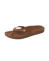 The Reef Womens Vista Ivy Flip Flops in Chocolate
