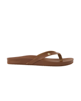 The Reef Womens Vista Ivy Flip Flops in Chocolate