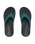 The Reef Mens The Nox Flip Flops in Mediterranea & Black