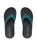The Reef Mens The Nox Flip Flops in Mediterranea & Black