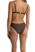 Classic Holiday Bikini Bottoms in Chocolate