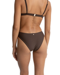 Classic Holiday Bikini Bottoms in Chocolate