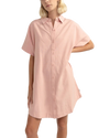 Classic Shirt Dress in Rose