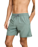 Classic Volley Shorts in Silver Pine