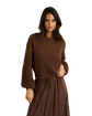 Classic Knit Jumper in Chocolate
