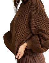 Classic Knit Jumper in Chocolate