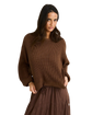 Classic Knit Jumper in Chocolate