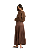 Classic Knit Jumper in Chocolate