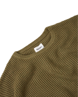 Classic Knit Jumper in Olive