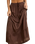 Classic Tiered Maxi Skirt in Chocolate