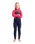 Girls Legend 4/3mm Back Zip Wetsuit in Slate, Coral & Ocean Blue