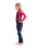 Girls Legend 4/3mm Back Zip Wetsuit in Slate, Coral & Ocean Blue