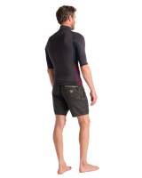 Nuwave Rash Vest in Anthracite, Black & Wine