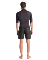 Nuwave Rash Vest in Anthracite, Black & Wine