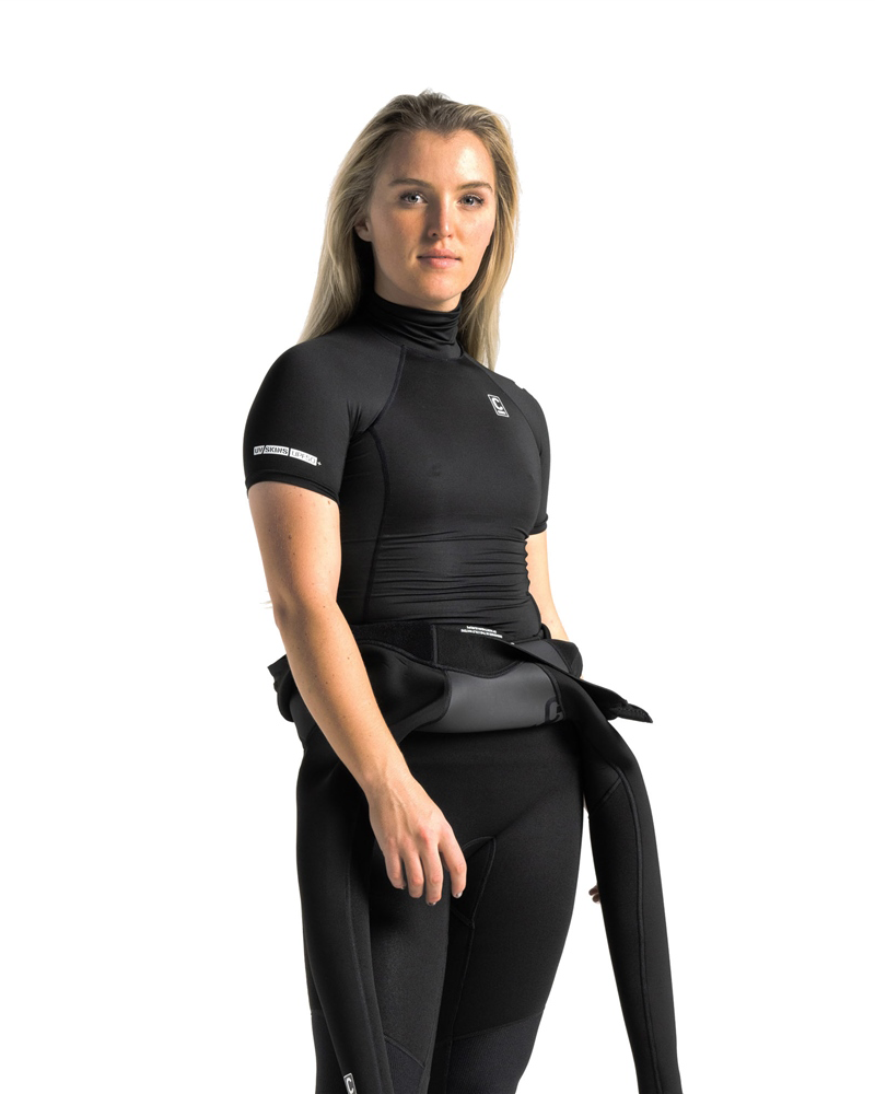 The C-Skins RX Turtle Neck Rash Vest in Black | Anns Cottage – Ann's ...