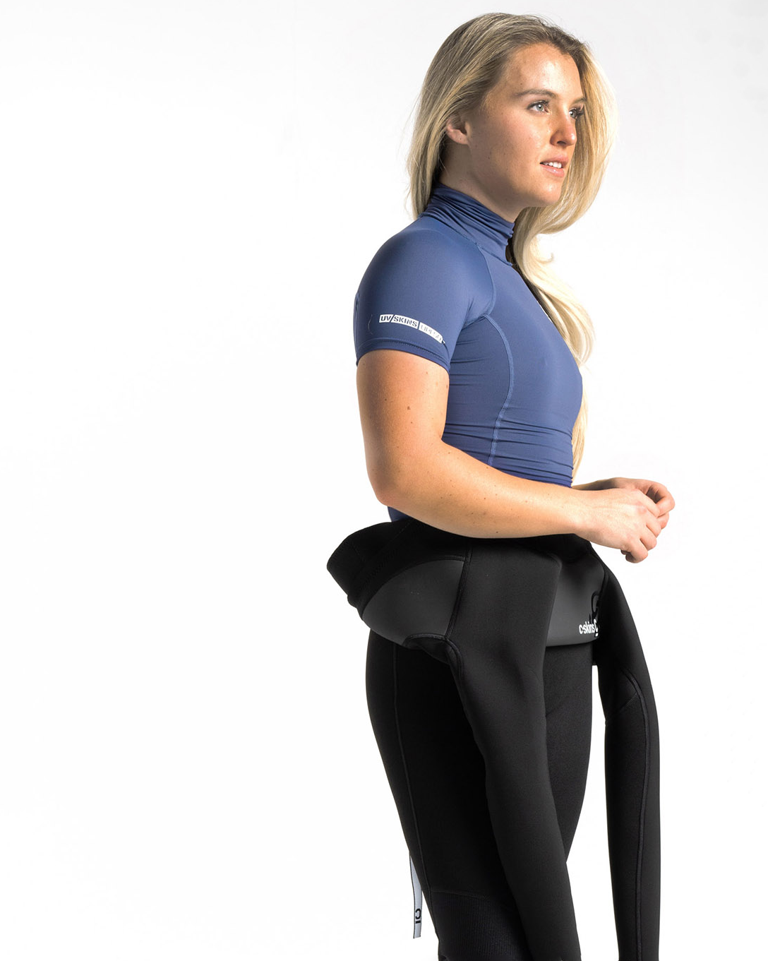 The C-Skins Turtleneck RX Rash Vest in Blue | Anns Cottage – Ann's Cottage