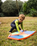 The C-Skins Boys NuWave C-Kid Baby Front Zip Wetsuit in Bluestone & Lime