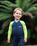The C-Skins Boys NuWave C-Kid Baby Front Zip Wetsuit in Bluestone & Lime