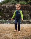 The C-Skins Boys NuWave C-Kid Baby Front Zip Wetsuit in Bluestone & Lime