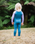 The C-Skins Girls NuWave C-Kid Baby Front Zip Wetsuit in Steel Blue & Lilac