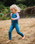 The C-Skins Girls NuWave C-Kid Baby Front Zip Wetsuit in Steel Blue & Lilac