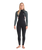 The C-Skins Womens NuWave Element 3/2mm Back Zip Wetsuit in Black, Forest Green & Rose