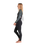 The C-Skins Womens NuWave Element 3/2mm Back Zip Wetsuit in Black, Forest Green & Rose