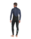 NuWave Legend 3/2mm Back Zip Wetsuit in Black, Bluestone & Petrol