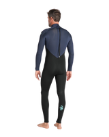 NuWave Legend 3/2mm Back Zip Wetsuit in Black, Bluestone & Petrol