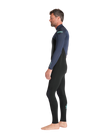 NuWave Legend 3/2mm Back Zip Wetsuit in Black, Bluestone & Petrol