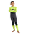 Boys NuWave Legend 4/3mm Back Zip Wetsuit in Meteor, Lime & Orange