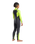 Boys NuWave Legend 4/3mm Back Zip Wetsuit in Meteor, Lime & Orange