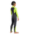 Boys NuWave Legend 4/3mm Back Zip Wetsuit in Meteor, Lime & Orange