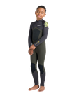 Boys NuWave Legend 5/4/3mm Back Zip Wetsuit in Olive & Meteor