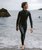 Boys NuWave Legend 5/4/3mm Back Zip Wetsuit in Olive & Meteor
