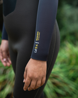 Boys NuWave Legend 5/4/3mm Back Zip Wetsuit in Olive & Meteor