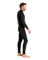 NuWave Legend 5/4mm Back Zip Wetsuit in Black & Neon Flare