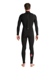 NuWave Legend 5/4mm Back Zip Wetsuit in Black & Neon Flare