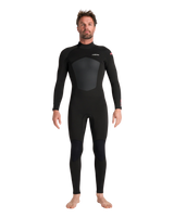 NuWave Legend 5/4mm Back Zip Wetsuit in Black & Neon Flare