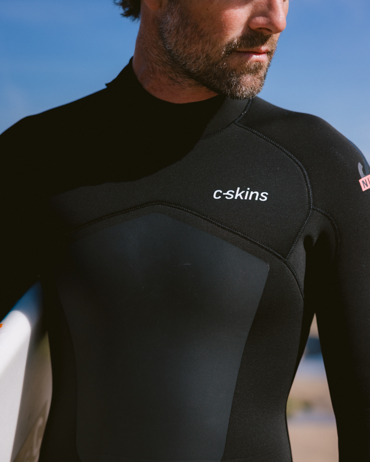 NuWave Legend 5/4mm Back Zip Wetsuit in Black & Neon Flare