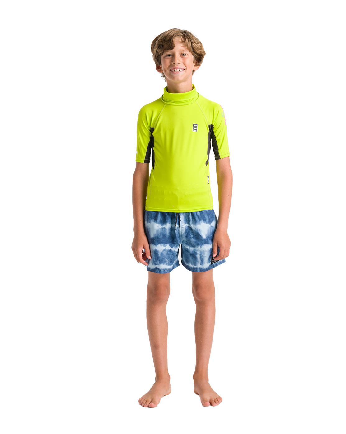 The C-Skins Boys Nuwave Rash Vest in Yellow | Anns Cottage – Ann's Cottage