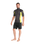 The C-Skins Mens NuWave Rash Vest in Anthracite & Lime