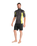 The C-Skins Mens NuWave Rash Vest in Anthracite & Lime