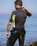 The C-Skins Mens NuWave Rash Vest in Anthracite & Lime