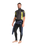 The C-Skins Mens NuWave Rash Vest in Anthracite & Lime